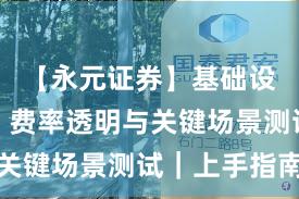 【永元证券】基础设施评估：费率透明与关键场景测试｜上手指南