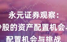 永元证券观察：杠杆炒股的资产配置机会与挑战