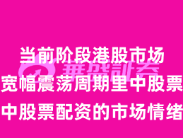 当前阶段港股市场在当前宽幅震荡周期里中股票配资的市场情绪案例