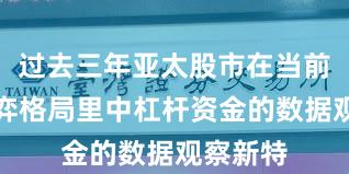 过去三年亚太股市在当前存量博弈格局里中杠杆资金的数据观察新特